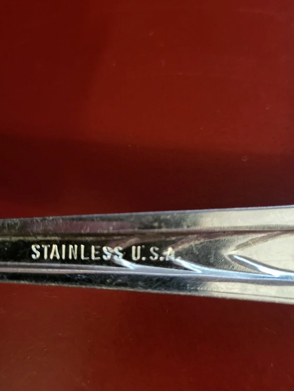 Vintage Stainless Steel Gravy Spoon Ladle USA